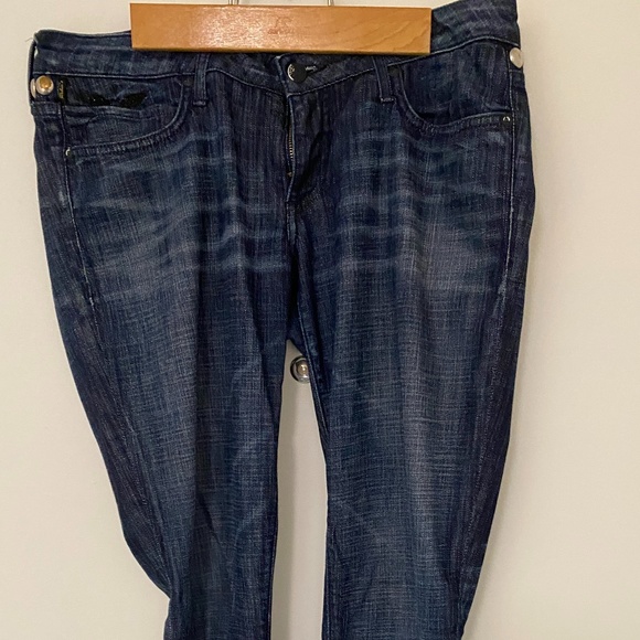 soft denim jeans with silver studs - Picture 2 of 6